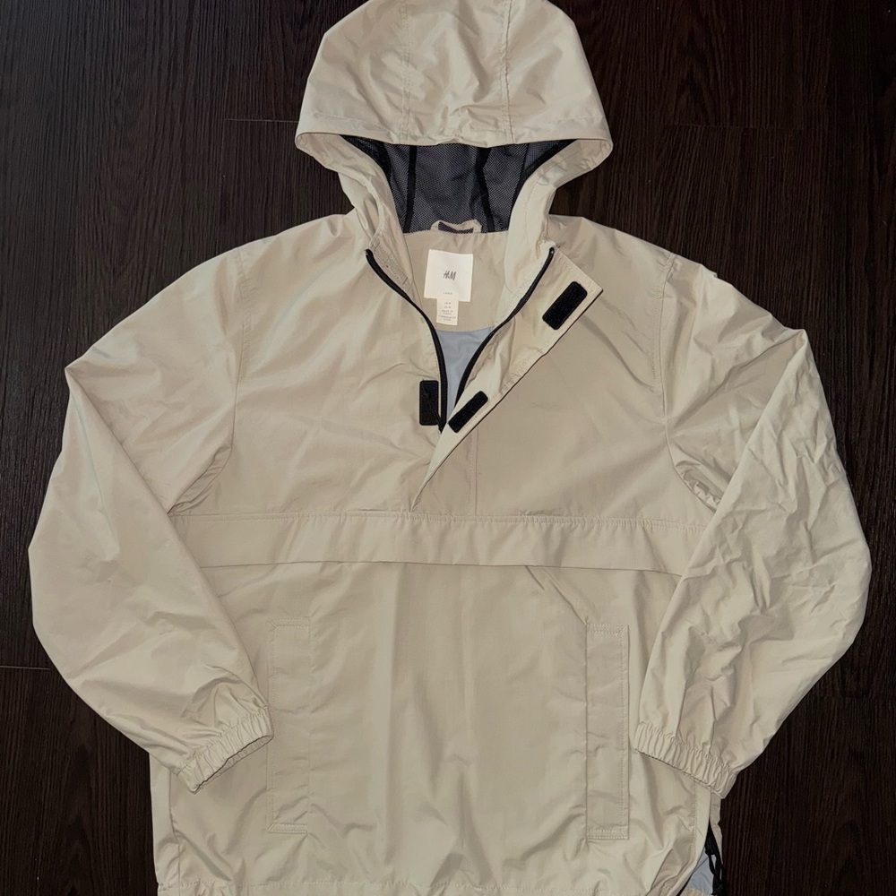 H&M Men's Beige Anorak Jacket
